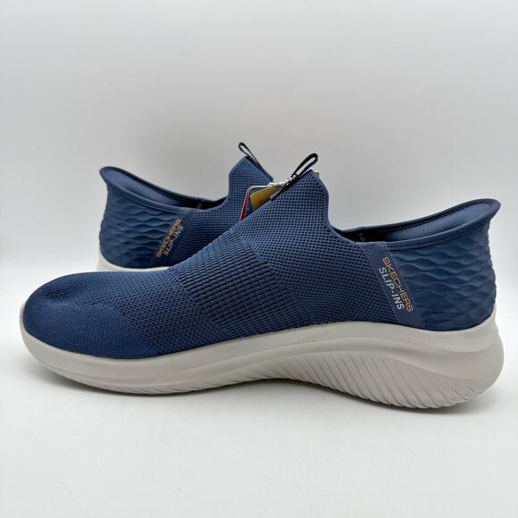 Skechers Mens Ultra Flex 3.0 Smooth Step Slip-In Sneakers US 12 Wide Navy NWOB - Picture 7 of 12